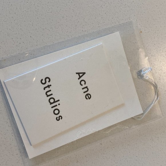 Acne Oversize Short Sleeve Button-Up Shirt (Black) - Picture 9 of 9